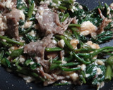 油不使用　空芯菜と豚肉のへルーシー炒め作り方4写真