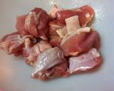 鶏肉で！酢豚作り方1写真