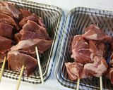 塩でカシラ、ハツ。作り方1写真