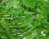水菜とトマト　ドレッシングで和えるだけ作り方1写真