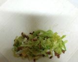 ひき肉とキャベツのチーズ春巻きカレー風味作り方3写真