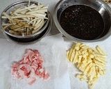 ゴボウ豚肉入りひじき作り方2写真