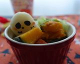 ジャガイモアート☆おばけちゃんハロウィン作り方4写真