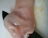 いんげん 人参 鶏肉ロール バター醤油で作り方5写真