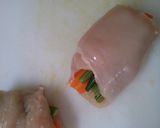 いんげん 人参 鶏肉ロール バター醤油で作り方8写真