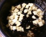 サツマイモ・大豆・ひじきのごはん。作り方4写真