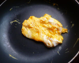 豆苗とちくわの玉子炒め♪作り方3写真