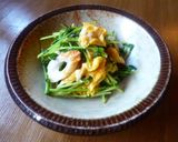 豆苗とちくわの玉子炒め♪作り方6写真
