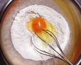 秋の贅沢☆*:.栗の渋皮煮ホットケーキ作り方2写真
