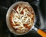 絶品母の思い出松茸と牛肉炊き込みご飯作り方15写真