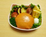 幼稚園 お弁当 キャラ弁♡ハロウィン作り方3写真
