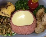 必勝！ダルマ キャラ弁☆作り方4写真