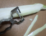 まこもだけの炒め物(下処理のしかた)作り方3写真