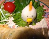 スヌーピー大根おろしアート作り方5写真