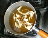 マグロ漁師流絶品簡単松茸と鱧団子吸い物作り方3写真