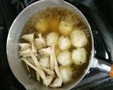 マグロ漁師流絶品簡単松茸と鱧団子吸い物作り方8写真