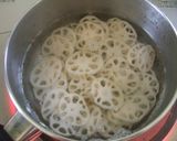 シャキっと♪蓮根と梨の爽やかサラダ✿作り方2写真