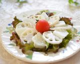 シャキっと♪蓮根と梨の爽やかサラダ✿作り方6写真