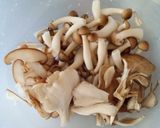 栗ときのこで秋の炊き込みご飯作り方1写真