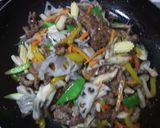 牛肉と彩り野菜の黒胡椒炒め作り方19写真