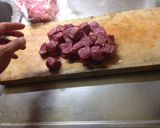 牛肉トロトロ柔らか トマト煮込み作り方1写真