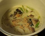 サバ缶とアスパラのクリームパスタ作り方1写真