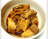 圧力鍋で簡単！とろける豚の角煮作り方4写真