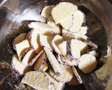 サツマイモと蓮根の甘酢炒め作り方1写真