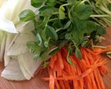 鶏ミンチ団子の中華丼作り方2写真
