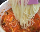 スープをリメイクからのパスタ作り方8写真