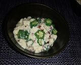 塩ポン酢！豆腐とオクラのしば漬け和え＊*作り方2写真