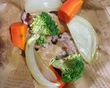 野菜ゴロゴロ☆鶏肉の包み焼き作り方5写真