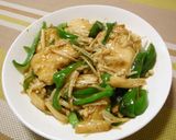 鶏むね肉のえのきソース絡め（バター醤油）作り方5写真