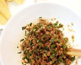 おつまみに♬油揚げの詰め焼き~ニラ納豆~作り方2写真