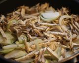 とろろが絡む！牛肉とごぼうのすき煮　作り方4写真