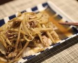 とろろが絡む！牛肉とごぼうのすき煮　作り方6写真