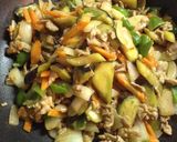 簡単♪ 豚肉と茄子の野菜たっぷり味噌炒め作り方10写真