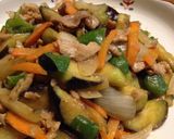 簡単♪ 豚肉と茄子の野菜たっぷり味噌炒め作り方11写真