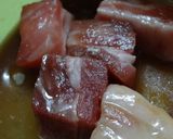高野豆腐in豚角の煮物作り方2写真