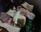 高野豆腐in豚角の煮物作り方4写真
