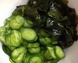 簡単 小鉢♪ 胡瓜とワカメのツナマヨ和え作り方3写真