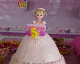 米粉の★りかちゃんドールケーキ★ベリー作り方17写真
