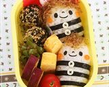 簡単キャラ弁☆俵おにぎりキッズ♪作り方5写真