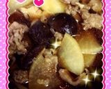 簡単大根豚バラの甘辛煮作り方1写真