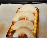 梨トースト、甘じょっぱマヨベーコン。作り方6写真