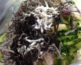 簡単 ゴーヤとキュウリの塩昆布和え作り方2写真