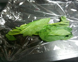 炒り卵とほうれん草のおにぎり作り方1写真