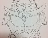 キャラ弁☆仮面ライダーガイム♪カチドキ作り方1写真