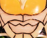 キャラ弁☆仮面ライダーガイム♪カチドキ作り方4写真