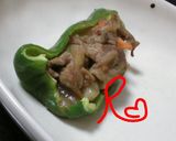 ピーマンの肉じゃが詰め作り方4写真